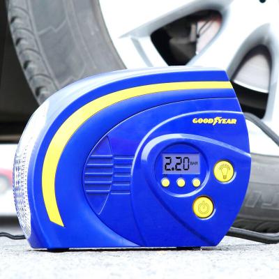 固特异（Goodyear) 车载充气泵 GY-2504 数显 预设胎压 车轮胎 足球 电动车 摩托车用打气泵